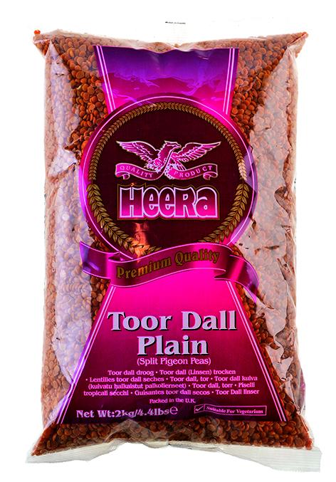 Heera Plain Toor Dal 2 Kg - Indian Ginger