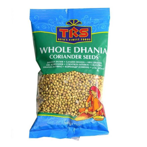 TRS Coriander Seeds (Dhania) Whole (100g) - Indian Ginger