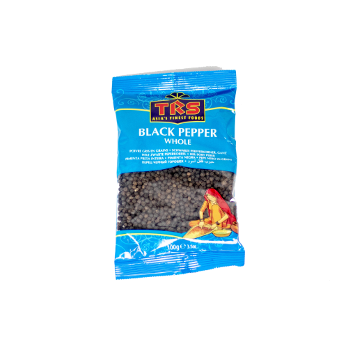 TRS Black Pepper Whole (100g) - Indian Ginger