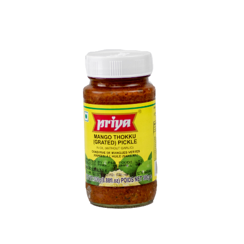 Priya Mango Thokku (grated) Pickle (300g) - Indian Ginger