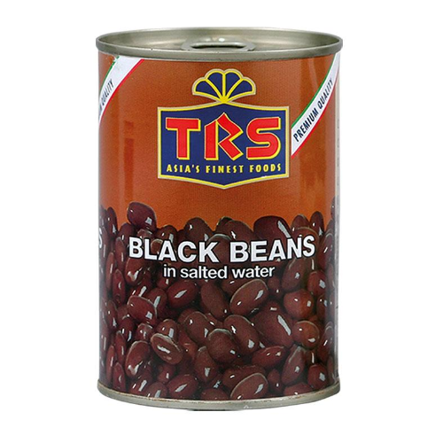 TRS Canned Boiled Black Beans Tin (400g) - Indian Ginger