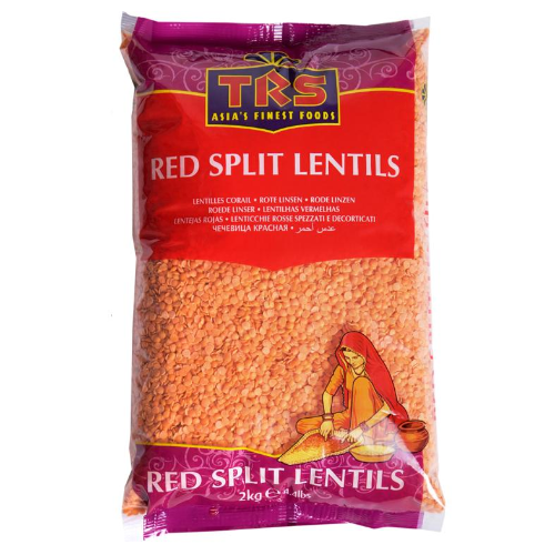 Heera Red Lentils (Masoor -Split) (1kg) - Indian Ginger