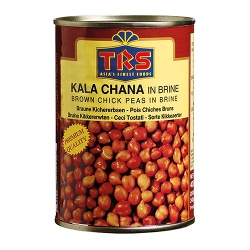 TRS Canned Boiled Kala Chana Tin (400g) - Indian Ginger