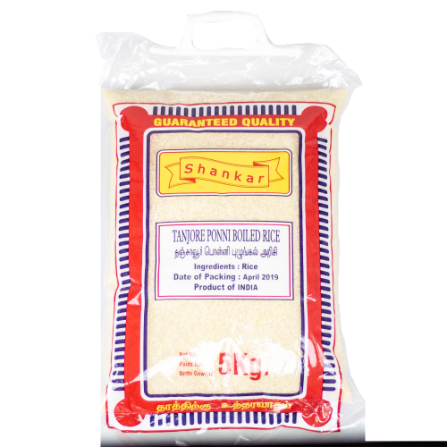 Shankar Thanjavur Ponni Boiled Rice (5kg) - Indian Ginger