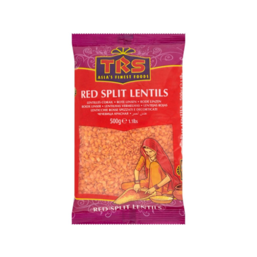 Heera Red Lentils (Masoor -Split) (500g) - Indian Ginger