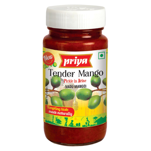 Priya Tender Mango (Vadu) Pickle (300g) - Indian Ginger