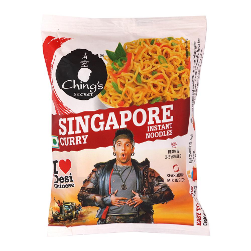 Chings Secret Singapore Curry Instant Noodles (60g) - Indian Ginger