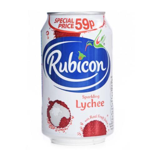 Rubicon Lychee Sparkling (330ml) - Indian Ginger