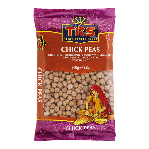 TRS White Chick-Peas (white Kabuli chana) (500g) - Indian Ginger