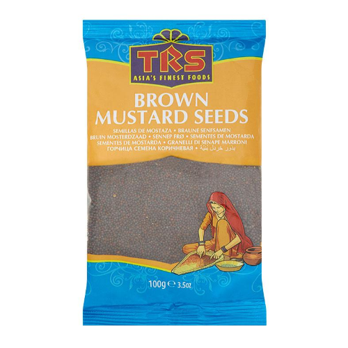 TRS Brown Mustard Seeds (100g) - Indian Ginger