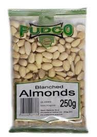 FUDCO ALMONDS BLANCHED-250 gm - Indian Ginger