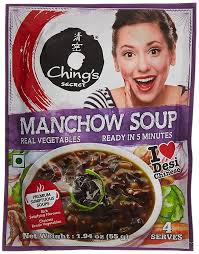 Chings Secret Manchow Soup (4 sachets) - Indian Ginger