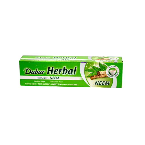 Dabur Herbal Toothpaste - Neem (100g) - Indian Ginger