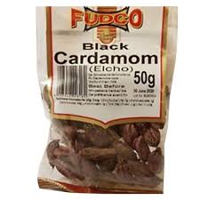 FUDCO BLACK CARDAMONS 50G - Indian Ginger