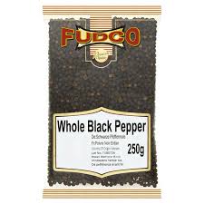 FUDCO BLACK PEPPER 250g - Indian Ginger