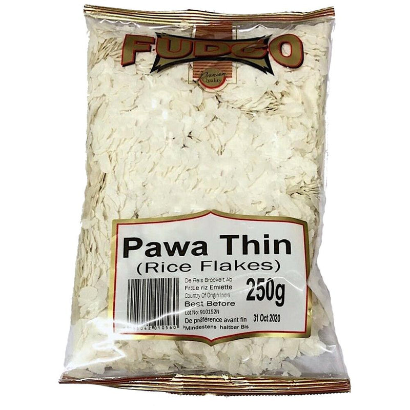 FUDCO PAWA THIN RICE FLAKES -250g - Indian Ginger