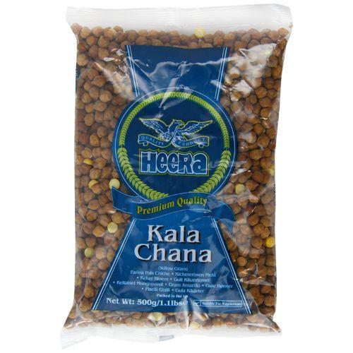 Heera Brown / Black Chickpeas (Kala Chana) (500g) - Indian Ginger