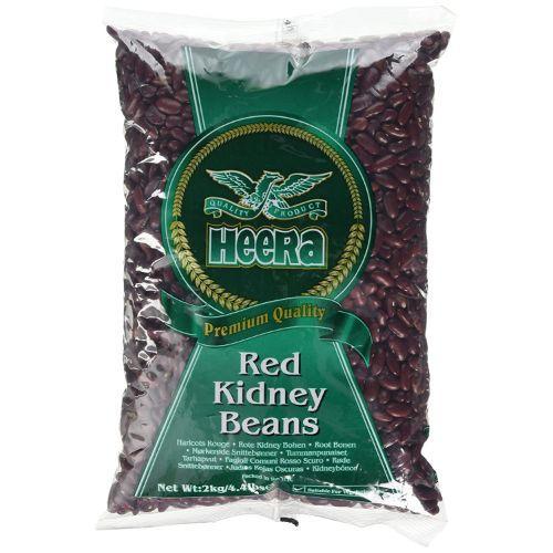 Heera Red Kidney Beans (Rajma) (1kg) - Indian Ginger