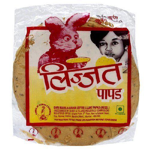 Lijjat Papad / Papadum - Cumin (Jeera) (200g) - Indian Ginger