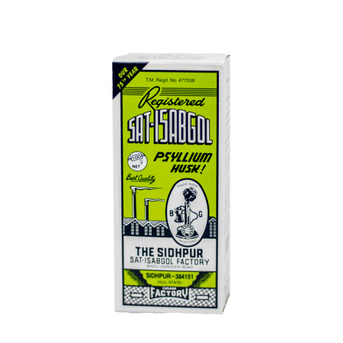 Sat Isabgol - Psyllium Husk Powder (100g) - Indian Ginger
