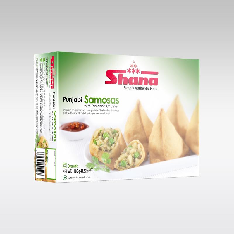Shana Punjabi Samosa (Pack of 8) - Indian Ginger