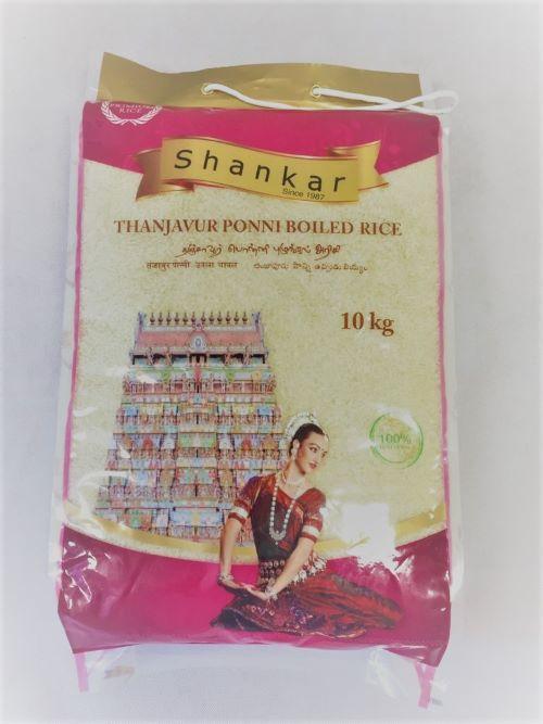 Shankar Thanjavur Ponni Boiled Rice (10kg) - Indian Ginger