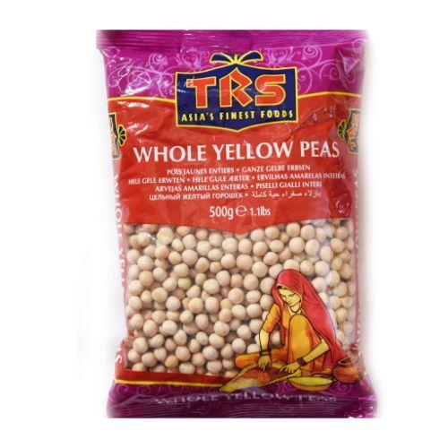 TRS Whole Dried Peas (Yellow) (500g) - Indian Ginger