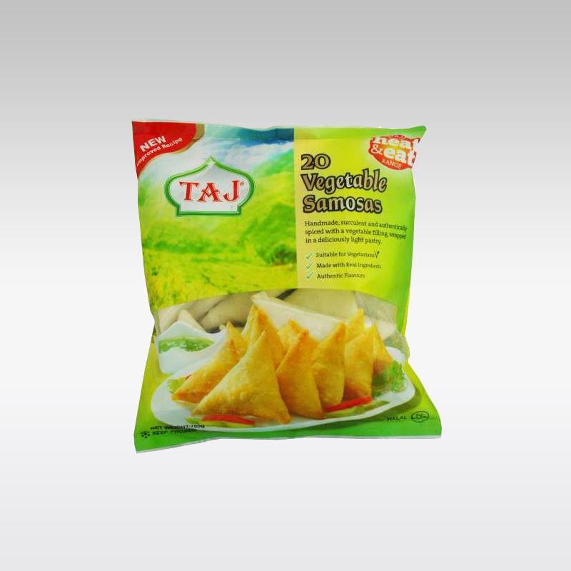 Taj Vegetable Samosa (Pack of 20) - Indian Ginger