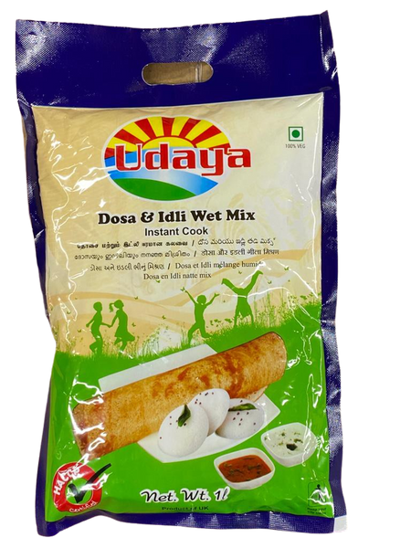 Udya Instant Cook Dosa & Idli Wet Mix 1 Kg - Indian Ginger