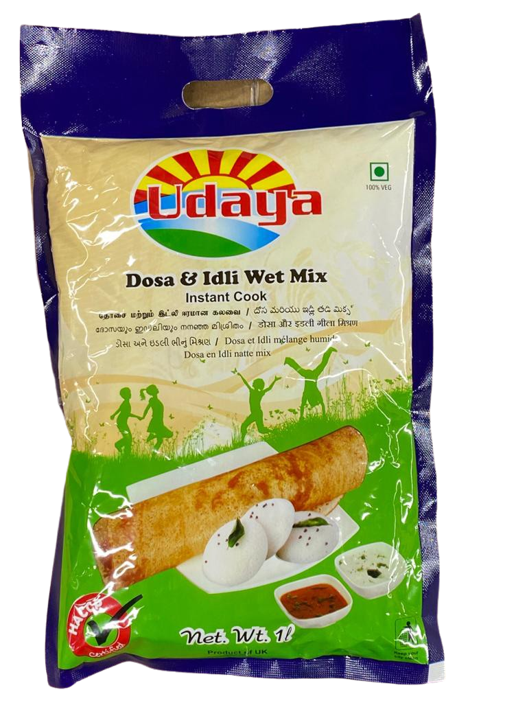Udya Instant Cook Dosa & Idli Wet Mix 1 Kg - Indian Ginger