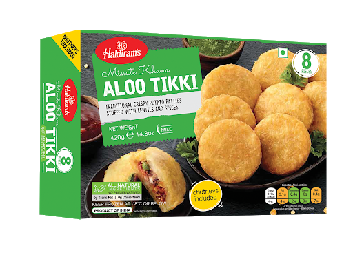 Haldiram's Aloo Tikki - 8 pieces - Indian Ginger
