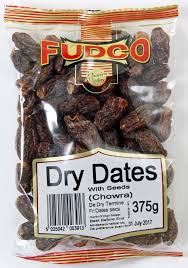 FUDCO DRY DATES WITH SEEDS-375g - Indian Ginger