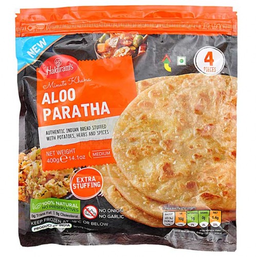 Haldiram Stuffed Aloo Paratha - 4 pieces - Indian Ginger