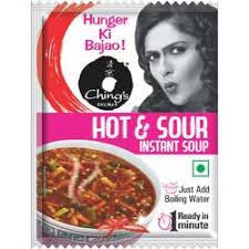 Chings Secret Hot and Sour Soup (4 sachets) - Indian Ginger