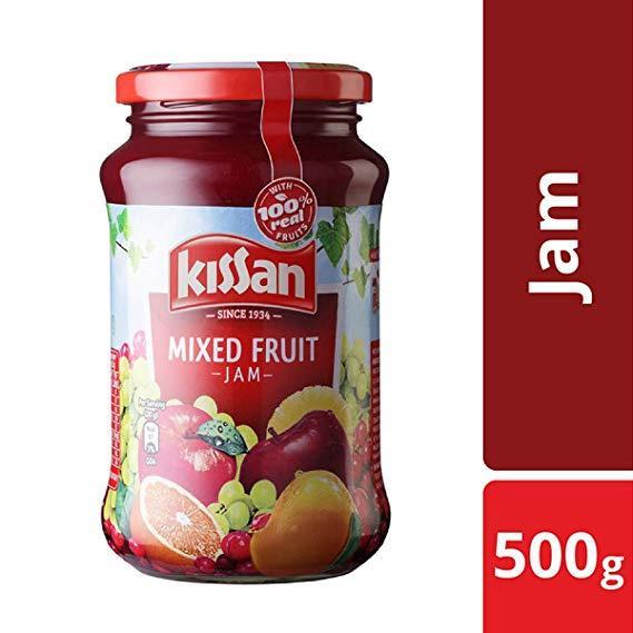 Kissan Jam Mixed Fruits (500g) - Indian Ginger