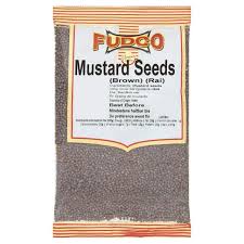 FUDCO MUSTARD SEEDS BROWN-100g - Indian Ginger