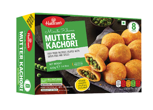 Haldiram's Mutter Kachori - 8 pieces - Indian Ginger