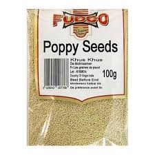 FUDCO POPPY SEEDS-100g - Indian Ginger