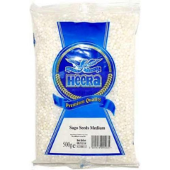 Heera Indian Sago Seeds (Sabudana) - Medium (500g) - Indian Ginger