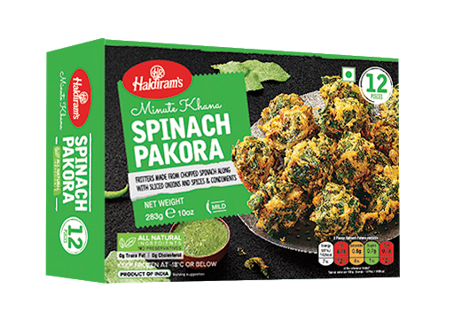 Haldiram's Spinach Pakora - 12 pieces - Indian Ginger