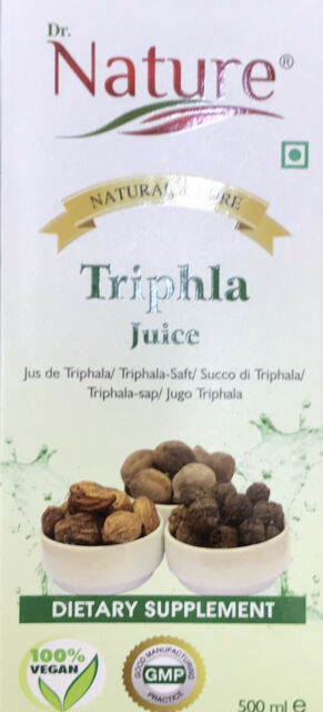 Dr Nature Triphala Juice - 1000ml - Indian Ginger